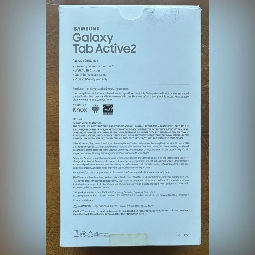 Samsung Galaxy Tab Active 2 SM-T397 16 GB, Wi-Fi, 8